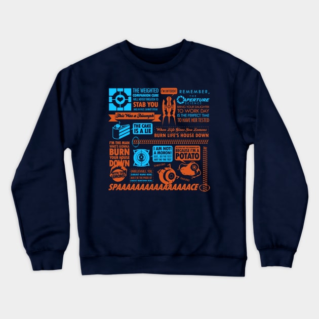 The Shirt is a Lie Crewneck Sweatshirt by TomTrager